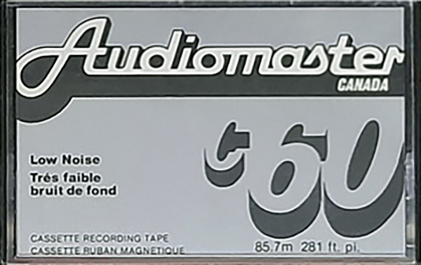 Compact Cassette Audiomaster 60 Type I Normal Canada