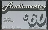 Compact Cassette Audiomaster 60 Type I Normal Canada