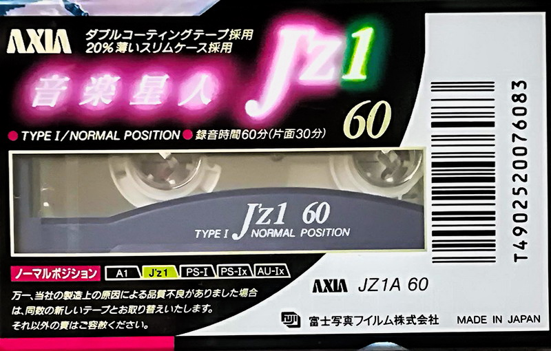 Compact Cassette: FUJI AXIA - J`z 1 60