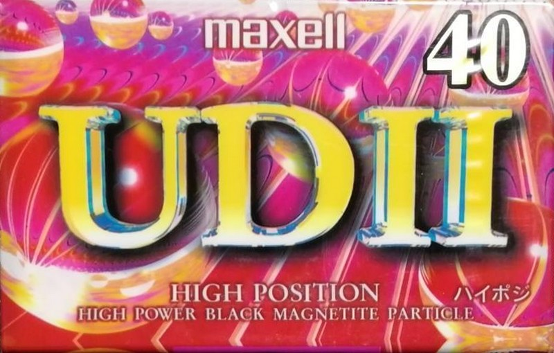 Compact Cassette Maxell UDII / UD2 40 "UD2-40J" Type II Chrome 1995 Japan