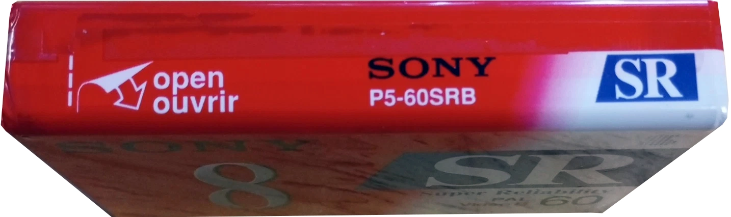 Video8, Hi8, Digital8 Sony SR 60 "P5-60SRB" Type I Normal 1995 Europe
