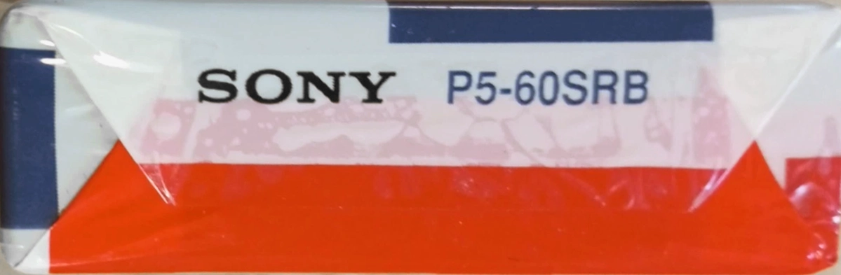 Video8, Hi8, Digital8 Sony SR 60 "P5-60SRB" Type I Normal 1995 Europe