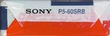 Video8, Hi8, Digital8 Sony SR 60 "P5-60SRB" Type I Normal 1995 Europe