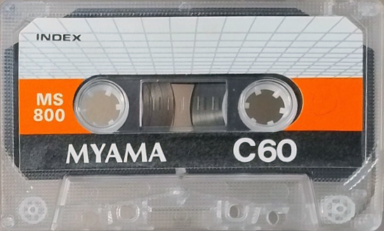 Compact Cassette Myama MS 800 60 Type I Normal Worldwide