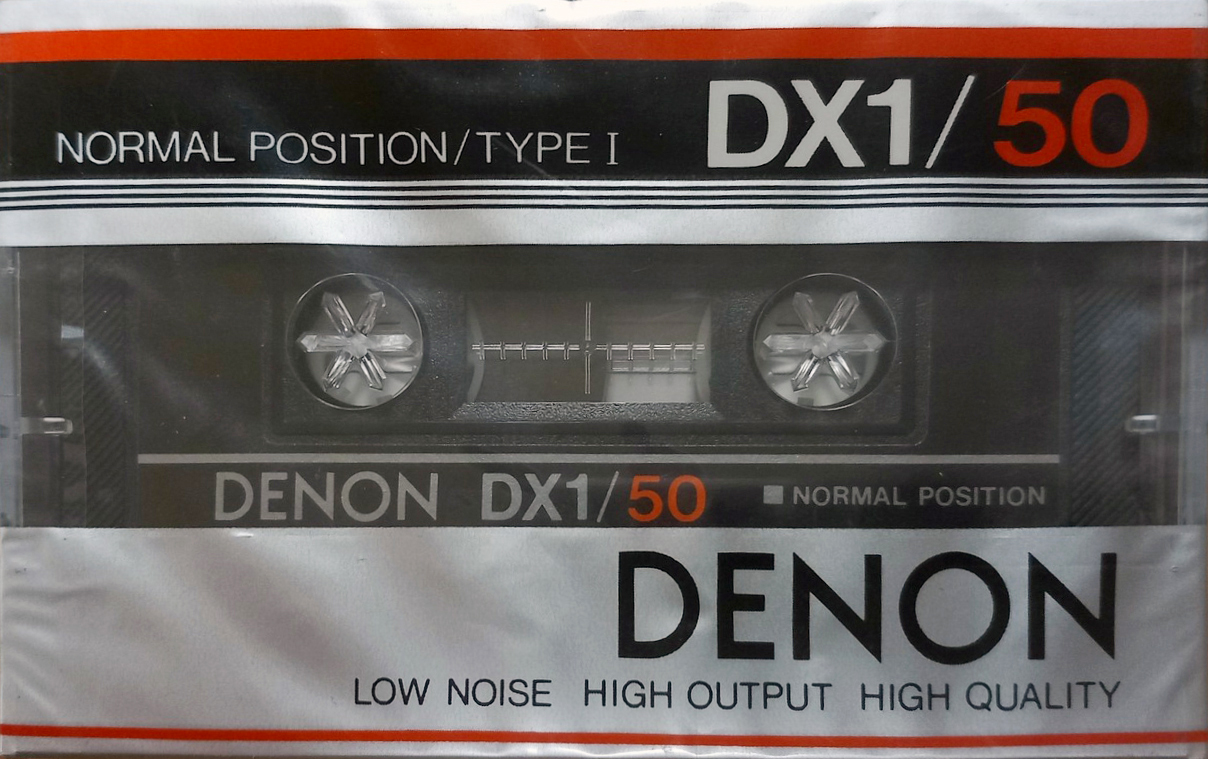 Compact Cassette Denon DX1 50 Type I Normal 1983 Japan