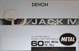 Compact Cassette Denon CD JACK IV 60 "KCD4-60" Type IV Metal 1990 Japan