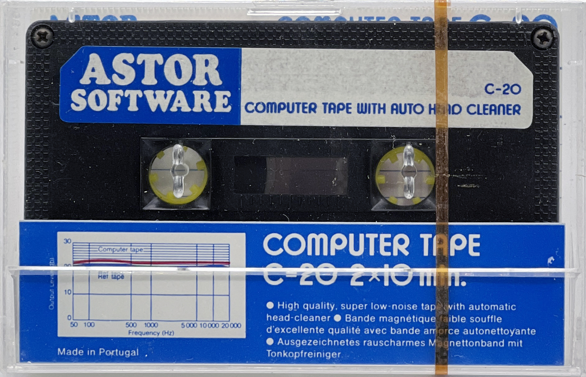 Compact Cassette Astor Software 20 Computer Cassette 1983 Portugal