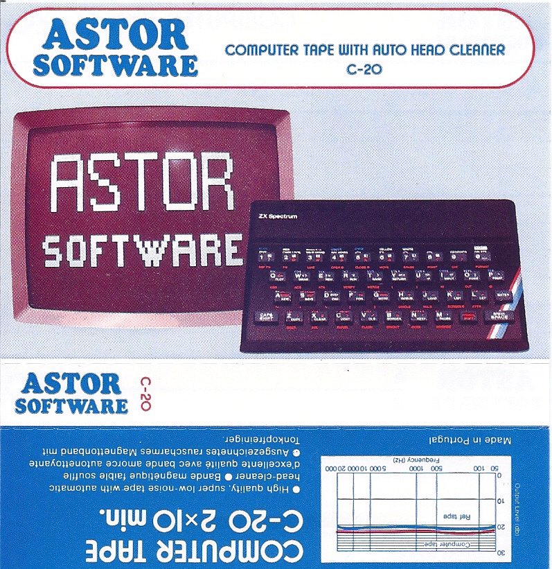 Compact Cassette Astor Software 20 Computer Cassette 1983 Portugal