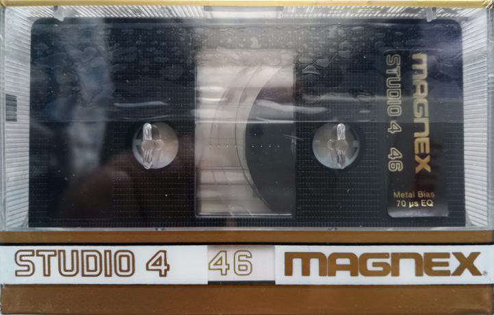 Compact Cassette Magnex Studio 4 46 Type IV Metal 1984 Europe