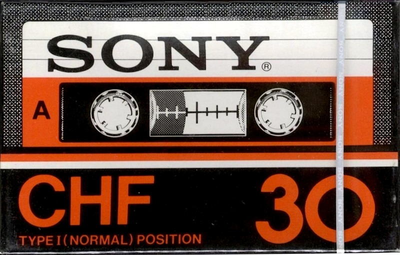 Compact Cassette Sony CHF 30 Type I Normal 1977 Japan