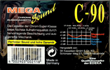 Compact Cassette Mega Sound 90 Type II Chrome 1999 Germany