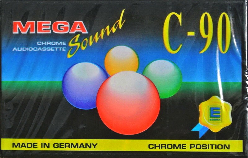 Compact Cassette Mega Sound 90 Type II Chrome 1999 Germany