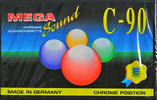 Compact Cassette Mega Sound 90 Type II Chrome 1999 Germany