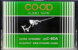 Compact Cassette CO-OP UD 60 Type I Normal 1977 Japan