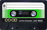 Compact Cassette CO-OP UD 60 Type I Normal 1977 Japan