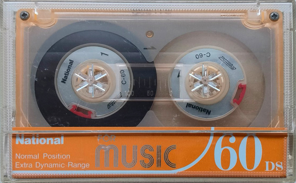 Compact Cassette National DS 60 "RT-DS(D)" Type I Normal 1982 Japan
