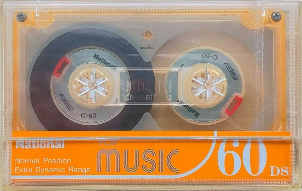 Compact Cassette National DS 60 "RT-DS(D)" Type I Normal 1982 Japan