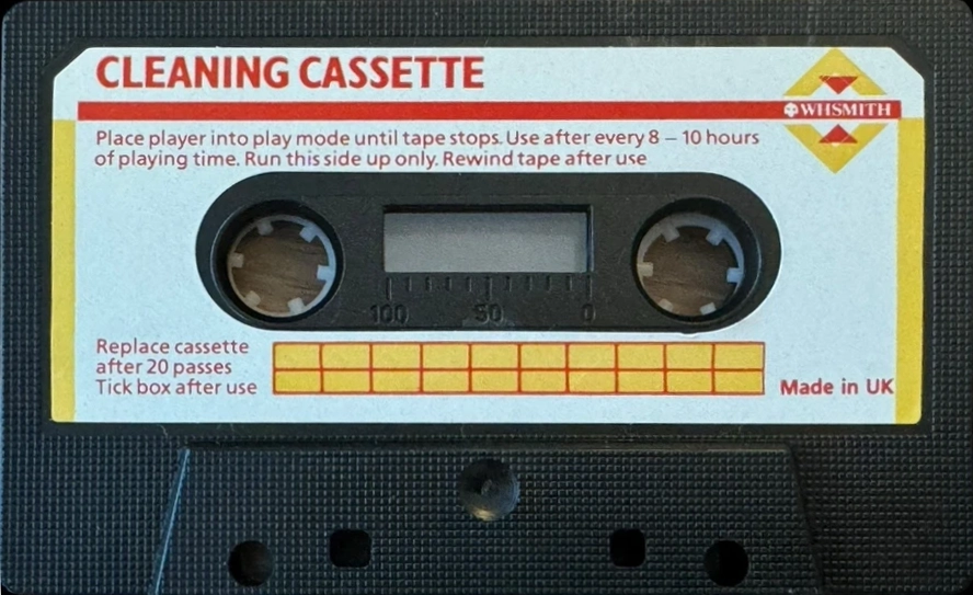 Compact Cassette WH SMITH Cleaning Cassette UK