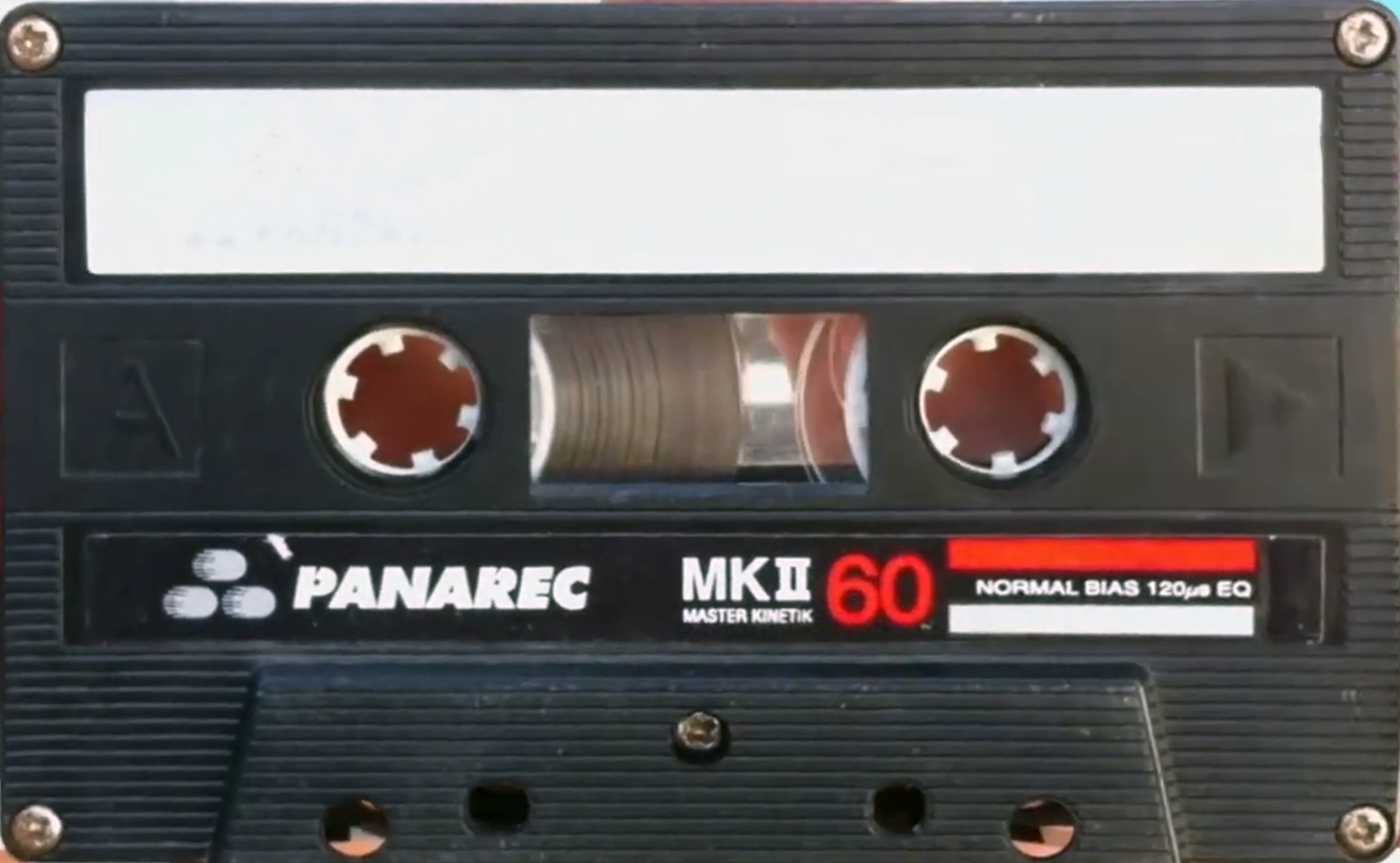 Compact Cassette Panarec MK II 60 "Master Kinetik" Type I Normal Indonesia