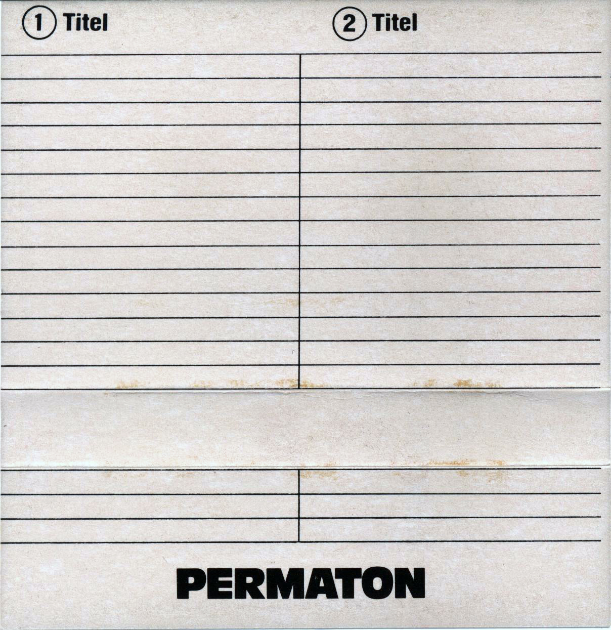 Compact Cassette Permaton Chrom Plus 60 Type II Chrome 1978 Europe