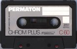 Compact Cassette Permaton Chrom Plus 60 Type II Chrome 1978 Europe