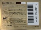 Digital Audio Tape TDK 46 "DA-R46" Type IV Metal 1988 Japan