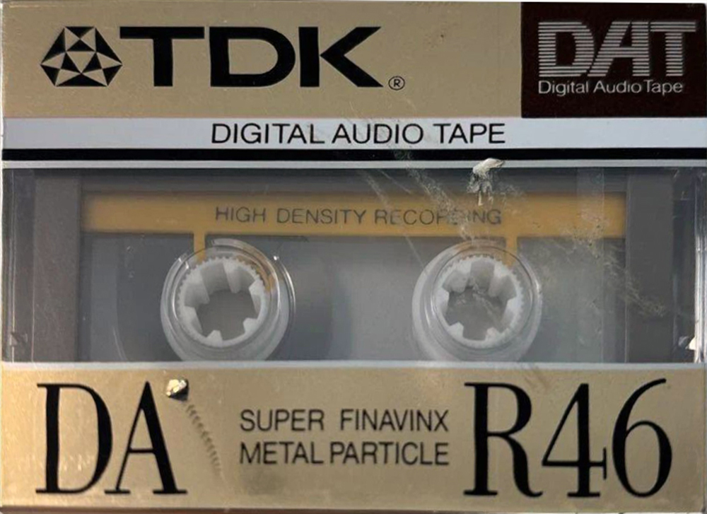 Digital Audio Tape TDK 46 "DA-R46" Type IV Metal 1988 Japan