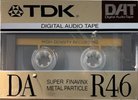 Digital Audio Tape TDK 46 "DA-R46" Type IV Metal 1988 Japan