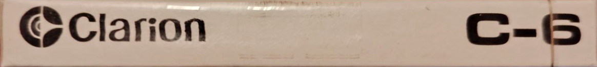 Compact Cassette Clarion 6 Type I Normal 1978 Japan
