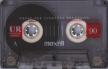 Compact Cassette Maxell UR 90 Type I Normal 1994 Europe