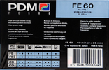 Compact Cassette PDM FE 60 Type I Normal 1990 Europe