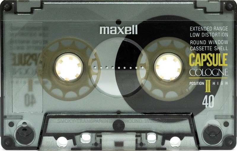Compact Cassette Maxell Capsule II 40 "Cologne" Type II Chrome 1990 Europe