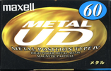 Compact Cassette Maxell Metal UD 60 "MUD-60L" Type IV Metal 1997 Japan