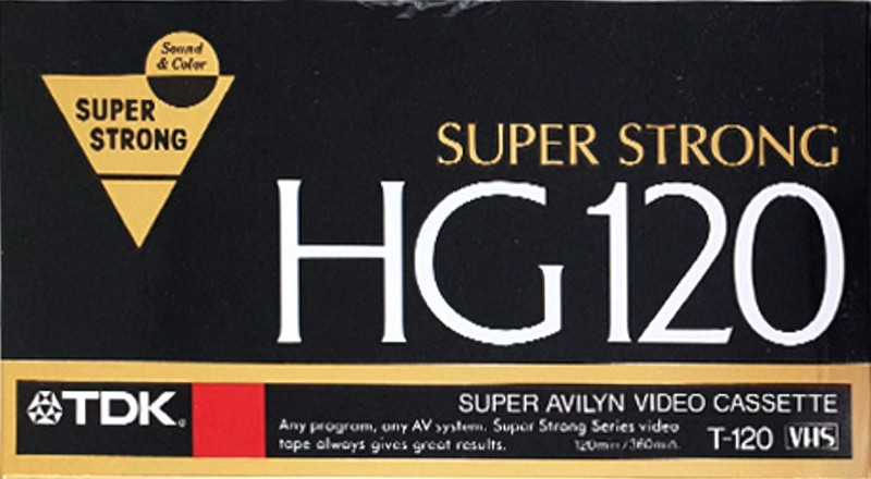 VHS, Video Home System TDK HG 120 Type II Chrome 1988 Japan