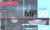 Video8, Hi8, Digital8 Sanyo 90 "MP 8vision" Type IV Metal 1989 Europe
