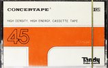 Compact Cassette Radio Shack Concertape 45 Type I Normal 1975 Japan