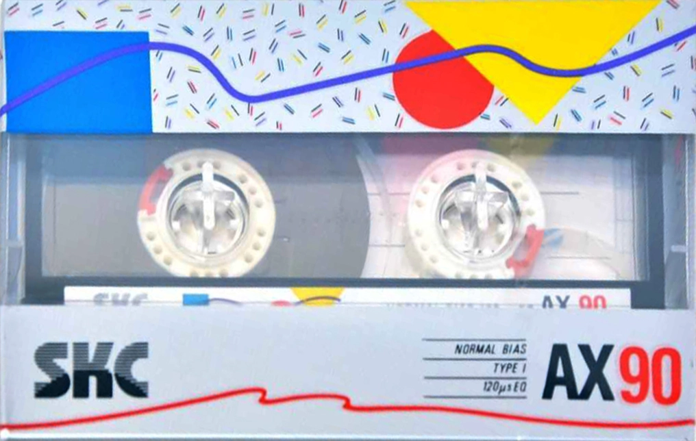 Compact Cassette SKC AX 90 Type I Normal 1990 USA