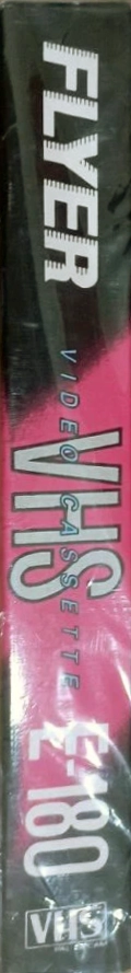 VHS, Video Home System Flyer 180 Type I Normal Unknown Country