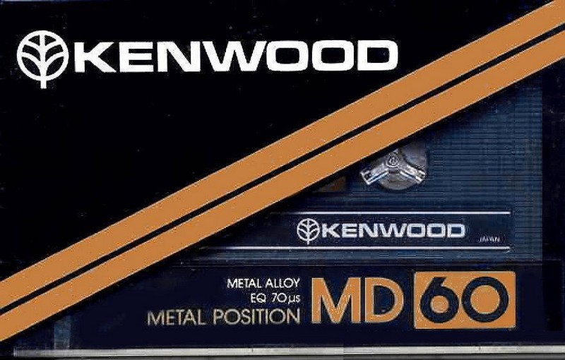 Compact Cassette Kenwood MD 60 Type IV Metal 1982 Japan