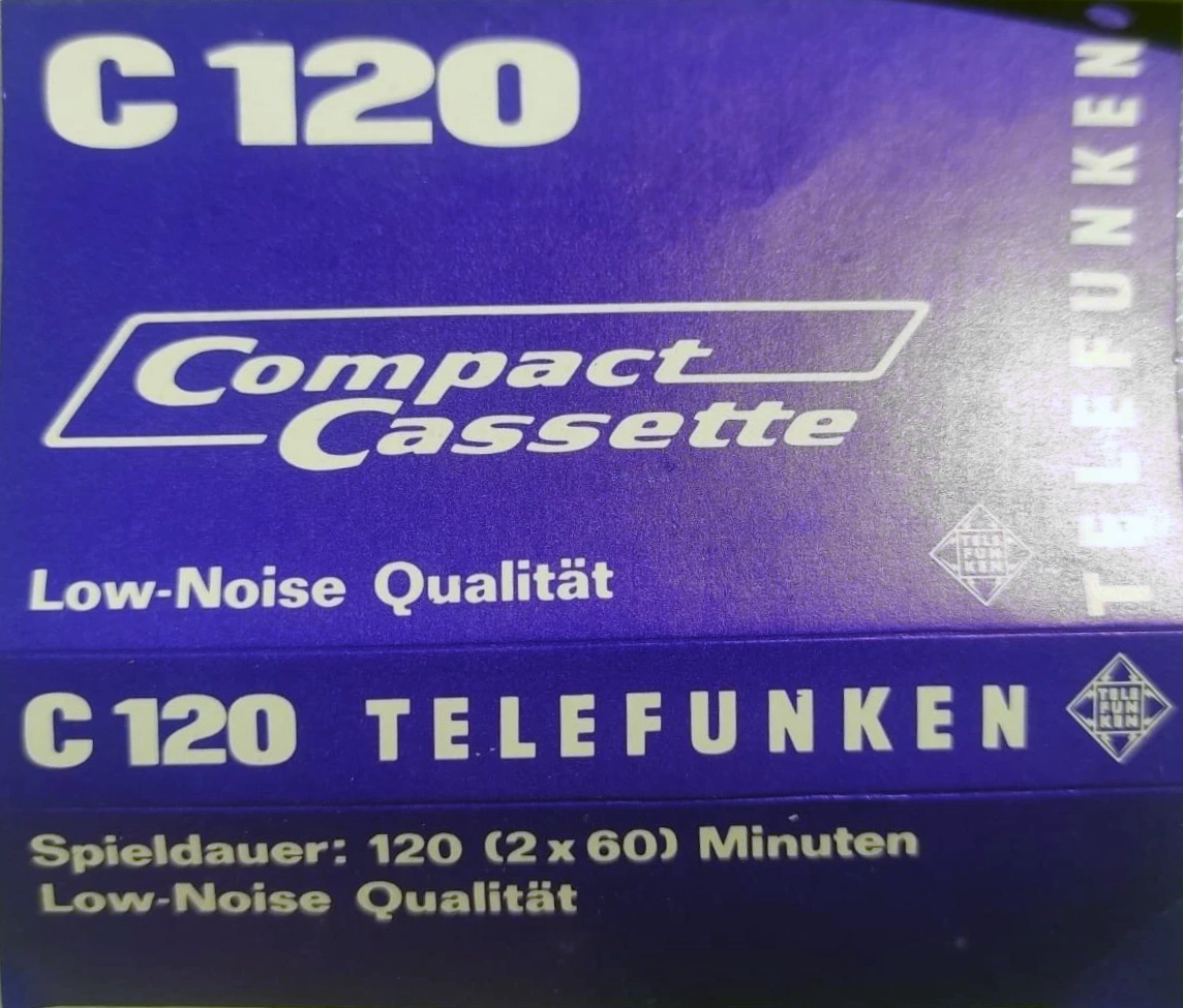 Compact Cassette Telefunken 120 Type I Normal 1974 Germany