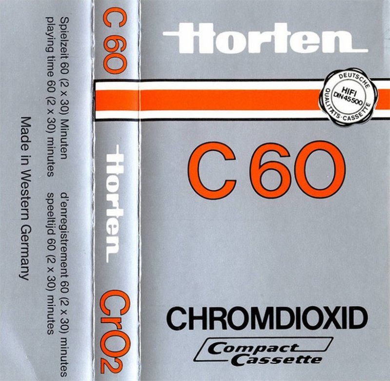 Compact Cassette Horten 60 Type II Chrome Germany