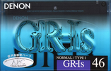 Compact Cassette Denon GR-Is 46 Type I Normal 1992 Japan