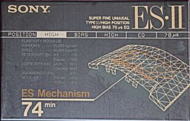 Compact Cassette: Sony  - ES-II 74