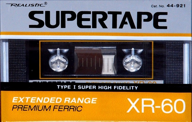 Compact Cassette SUPERTAPE XR 60 Type I Normal 1988 Australia