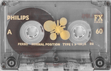 Compact Cassette Philips FX  Ferro 60 Type I Normal 2002 Worldwide