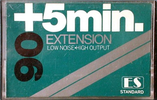 Compact Cassette Extension ES 90+5 Type I Normal 1981 Japan