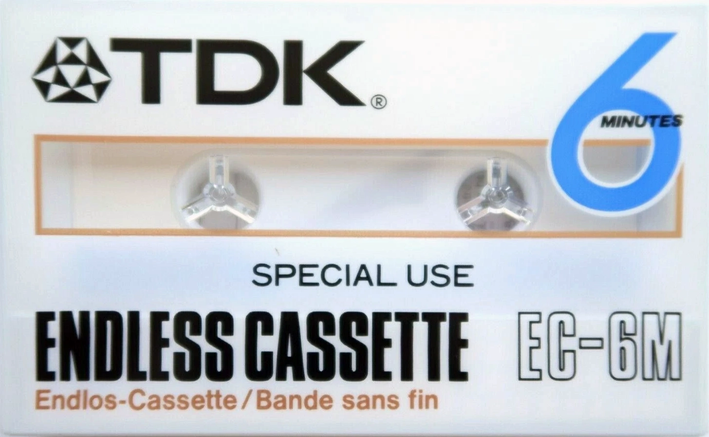Compact Cassette TDK EC Endless 6 "EC-6M" Endless Cassette 1987 Europe