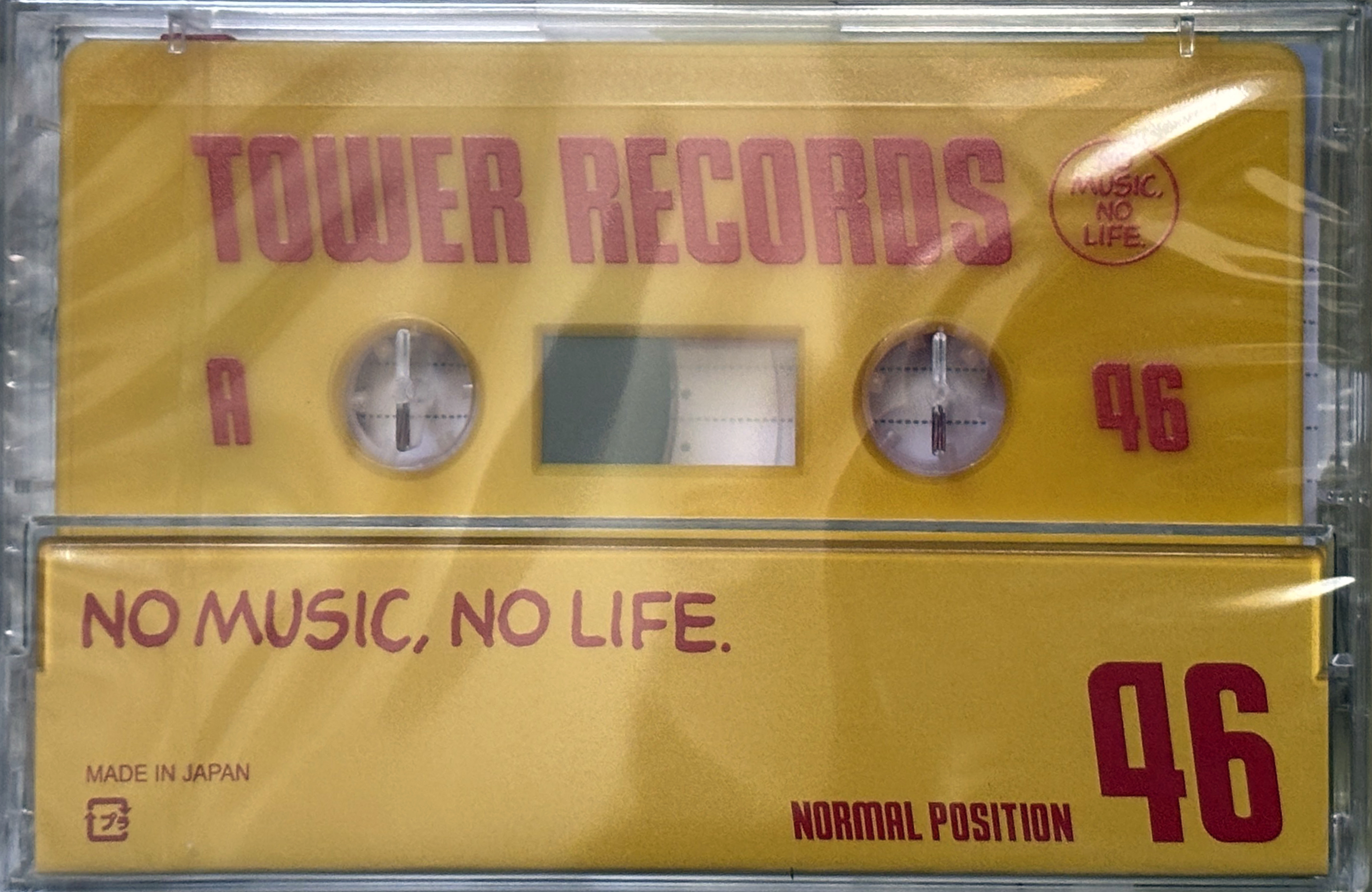 Compact Cassette Tower Records 46 "No Music, No Life" Type I Normal 2026 Japan