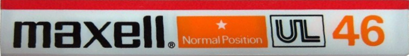 Compact Cassette Maxell UL 46 Type I Normal 1982 Japan