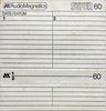 Compact Cassette Audio Magnetics Super 60 Type I Normal 1976 Europe